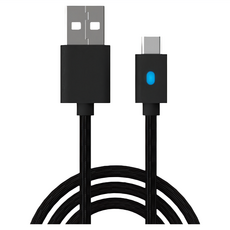 DOBE PS5 手把充電線 副廠, 3m, 黑色, 充電紅燈/充飽藍燈, 適用於PS5手把、Switch PRO手把, 單一商品, 1條