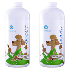 臭味滾ODOUT 狗用除臭/抑菌噴霧補充瓶1000ml，狗家庭適用，強效消臭/抑菌, 1L, 2瓶