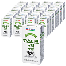 Pasteur 專用牧場 1級A低脂牛奶, 190ml, 48入