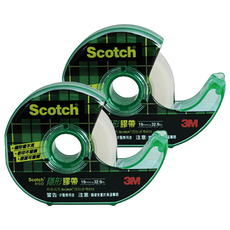 3M Scotch 隱形膠帶 810D, 霧面表層 可書寫 手撕設計, 2個