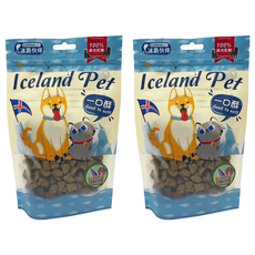 Icelandpet 冰島伙伴 全原肉乾鮮一口酥 小顆粒, 2包, 100g, 白身魚 + 鯡魚塊