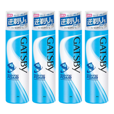 GATSBy 爽快修鬍泡, 190g, 4瓶