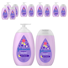 Johnson's 嬌生 甜夢純淨潤膚乳套裝, 嬰兒潤膚乳 500mL+300mL, 6組