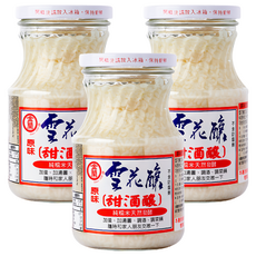 金蘭 雪花釀, 獨家培育麴種 保留圓糯米香氣, 純糯米天然發酵, 500g, 3罐
