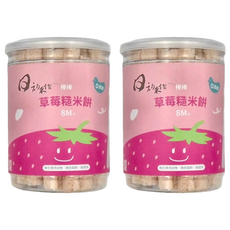 日初禾作 好棒棒米餅 草莓, 8M+寶寶米餅, 50g, 2罐