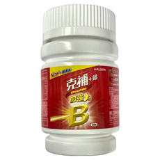 克補加鐵加強錠, 30顆, 1罐