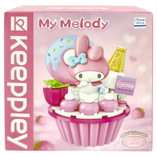 KEEPPLAY 奇妙積木 三麗鷗 美樂蒂杯子蛋糕系列 積木, 美樂蒂, 1盒
