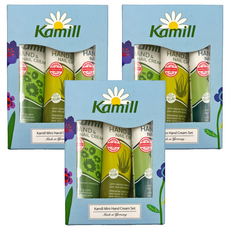 Kamill 卡蜜兒 迷你護手霜3件組, 含洋甘菊和甘油, 敏感肌膚適用, 經典/草本/密集型, 3組