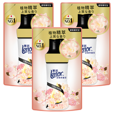 Lenor 蘭諾 衣物芳香豆 雪松梔子花 補充包, 3包, 440ml