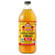 BRAGG 有機蘋果醋，未經過濾，保留醋母及珍貴酵素，營養豐富, 946ml, 1瓶