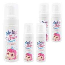 i'm pinky Princess 兒童專用泡沫潔顏慕斯, 細緻綿密慕斯 溫和潔膚, 弱酸性PH值 肌膚油水平衡, 不流淚配方, 150ml, 5瓶