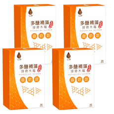 Tsuie 日濢 多醣褐藻接骨木莓膠囊, 含多醣體、接骨木莓、褐藻醣膠、紫錐菊萃取物, 調整體質，增強體力, 700mg, 30顆, 4盒