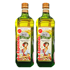 La Espanola 100%純玄米油，含糙米γ-穀維素，耐高溫，低油煙，含植物固醇，不含膽固醇, 1L, 2瓶