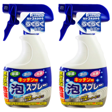 獅子化學 廚房除菌漂白消臭泡沫噴霧, 400g, 日本製造, 2瓶