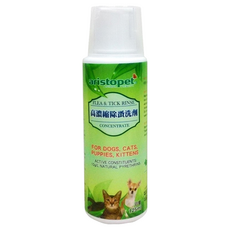 aristopet 亞里士 高濃縮除蚤洗劑, 適用於犬, 貓, 幼犬, 小貓, 125ml, 1瓶