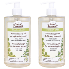 GREEN PHARMACY 茶樹平衡水嫩私密潔膚露 300ml, 溫和配方 pH5.2, 草本萃取, 無額外添加物, 2瓶