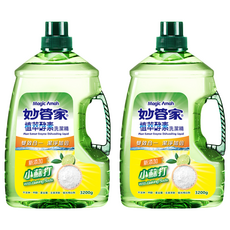 妙管家 植萃酵素洗潔精 小蘇打 (清新檸檬) 3200g, 3.2kg, 2桶