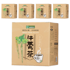 蔴鑽農坊 黑琵牛蒡茶, 10包, 5盒, 13g