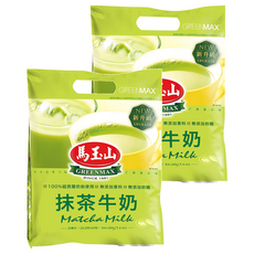 馬玉山 抹茶牛奶, 100%紐西蘭奶粉使用, 無添加香料, 無添加奶精, 210g, 2袋