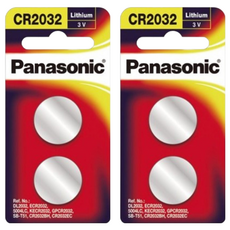 Panasonic 國際牌 鋰鈕扣電池 CR-2032TW, 2入, 2組