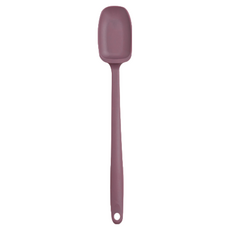 Kitchen Factory 莫蘭迪色矽膠拌炒匙, 耐熱100℃ 適用於食品接觸, 紫紅色, 1支