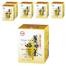台糖 薑母茶, 選用上等老薑原汁, 即溶, 7 OZ (200g), 20g, 10包, 6盒