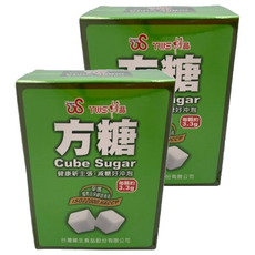 TWS 維生 方糖, Cube Sugar, 健康新主張, 國際品保驗證通過ISO22000 HACCP, 340g, 2盒
