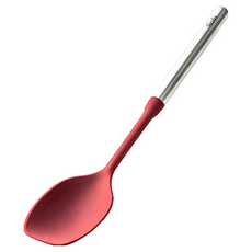 Fissler 菲仕樂 Essen系列紅色矽膠拌炒匙，不鏽鋼手柄，耐熱100°C, 紅色, 1支