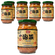 龍宏 韓式泡菜，無添加防腐劑，全素, 380g, 6罐