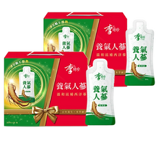 李時珍 養氣人蔘精華飲 2盒, 溫和滋補, 隨身攜帶, 35ml, 18入