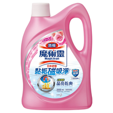 Kao 花王 Magiclean 魔術靈 地板清潔劑 水漾玫瑰香 2000ml - 磁磚縫隙深層潔淨，有效除菌, 2L, 1桶