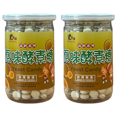黑金磚 高鈣系列 原味酵素糖, 台灣製造, 200g, 2罐