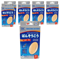 BAC 倍爾康 濕潤療法親水性敷料 M 4cm x 6cm 6枚入, M(6 x 4cm), 6盒