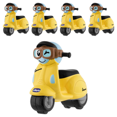 Chicco 智高迷你偉士牌迴力摩托車-黃，適用年齡2-6歲, 黃色, 5個