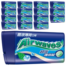 Airwaves 超涼薄荷錠，酷涼薄荷口味, 24.3g, 16盒