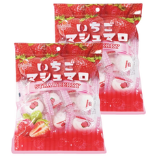 Chiao-E 巧益 草莓夾心棉花糖, 75g, 2袋