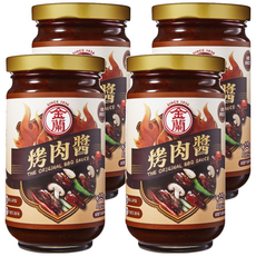 金蘭 烤肉醬, 減鹽減納配方 醇濃香氣, 240g, 4罐