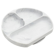 BUMKiNs 白金矽膠餐盤, 100%白金矽膠, 耐熱-40°C~+175°C, 6個月以上適用, 20 x 17.5 x 2.5cm, 大理石紋, 1個