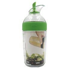 OXO 醬汁搖搖量杯，適用於各式醬汁混合，單手開關方便收納保存, 1個