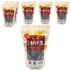 茂喜食品 台灣契作 台南三號青仁黑豆, 台灣在地友善耕種, 農藥殘留檢測合格, 600g, 6包