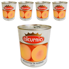 alcurnia 西班牙水蜜桃, 新鮮採收, 即開即食, 840g, 5罐