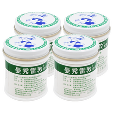MENTHOLATUM 曼秀雷敦軟膏，75g，緩解蚊蟲叮咬，暫時緩解肌肉和關節疼痛, 4罐