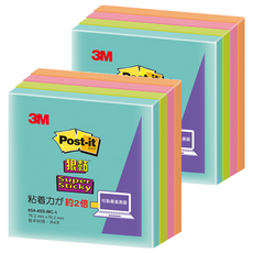 3M Post-it 利貼 狠黏便條紙, 654-4SS-MC-1, 360張, 2組