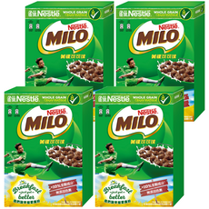 MILO 美祿可可球早餐脆片, 含豐富維他命及礦物質，全穀營養, 170g, 4盒
