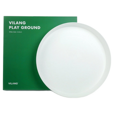 VILANG 兒童遊戲盤，激發創造力與想像力，美術、玩沙適用，直徑45公分, 白色, 560g, 1個