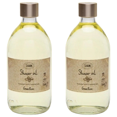 SABON 以色列綠玫瑰沐浴油 花香, 500ml, 2瓶