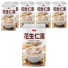 泰山花生仁湯，老師傅手工選，大顆綿密鬆軟, 320g, 6罐