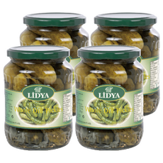 LIDYA 莉迪亞 蒔蘿醋漬酸瓜, 670公克, 360公克固形量, 土耳其原產, 720ml, 4罐