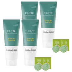 KIMJEONGMOON-ALOE CURE 蘆薈舒緩凝膠, 89.4%蘆薈葉汁, 保濕鎮靜舒緩, 水潤質地, 300ml, 2組