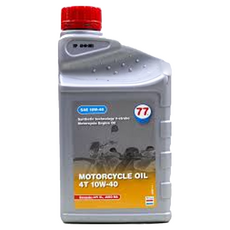 77 MOTORCYCLE 4T 10W/40 銀罐 摩托車機油, 3800, 1瓶